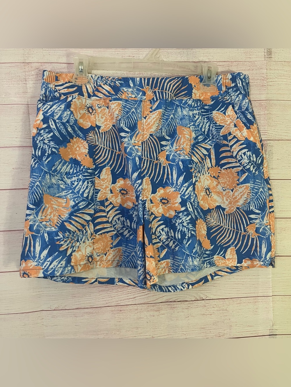 Columbia PFG Floral Tamiami Print Drawstring Shorts Size Large